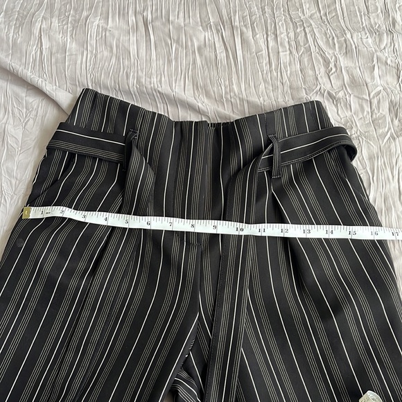 Belted Trousers | Striped Dress Pants - Picture 10 of 10